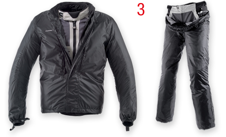 CLOVER VENTOURING-2 WP Ladies Airbag Jacket (N) Black Waterproof - Click Image to Close
